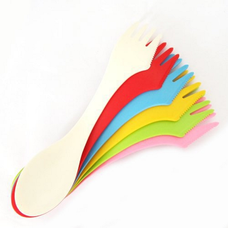 Camping Cooking And Eating - 6PCS 3-in-1 Camp Utensils Set -
