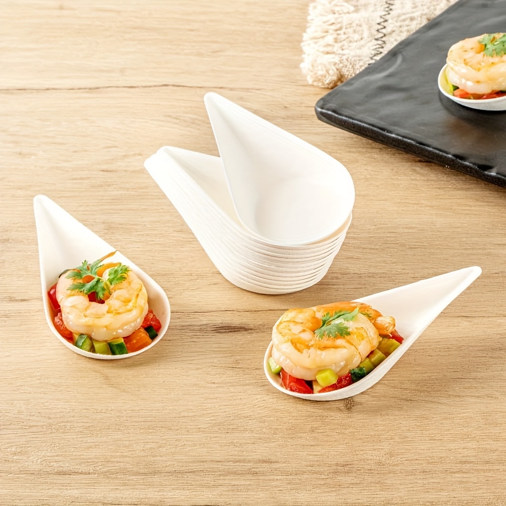 Camping Cooking And Eating - 25/50Pcs Made from Sugarcane Waste, Creative