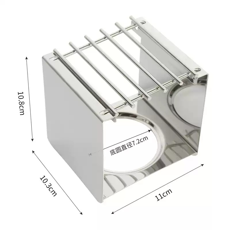 Camping Cooking Utilities - Stainless Steel Square Coffee Stove Stand