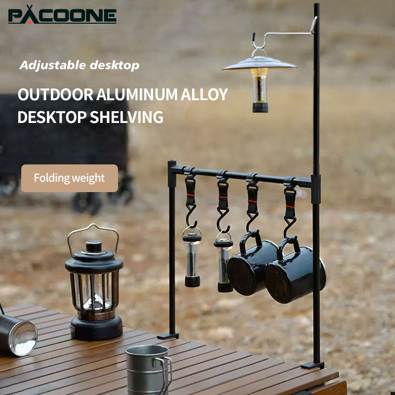 Camping Cooking Utensil Holder - New Camping Shelf IGT Lantern Stand