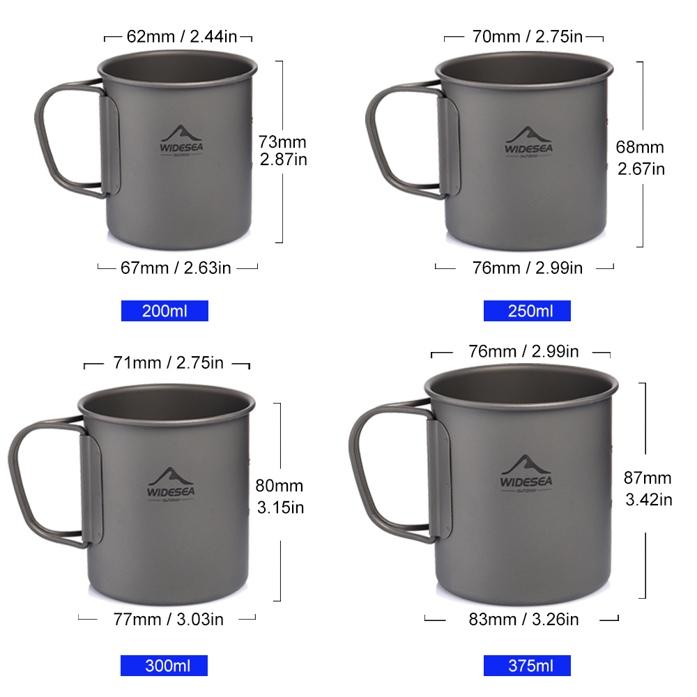 Widesea Camping Mug Titanium C - Camping Cooking And Dining Set review and price