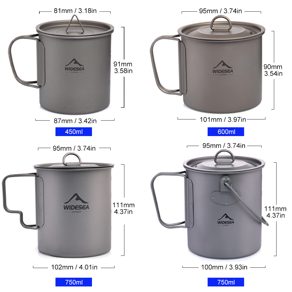 Widesea Camping Mug Titanium C - Camping Cooking And Dining Set review and price
