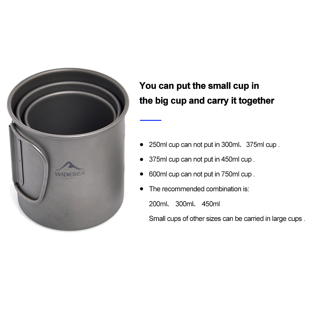 Widesea Camping Mug Titanium C - Camping Cooking And Dining Set review and price