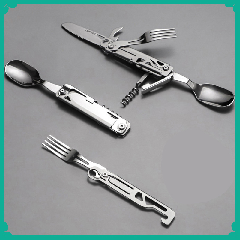 Multi-function Camping Fork Sp - Camping Cooking And Dining Set review and price