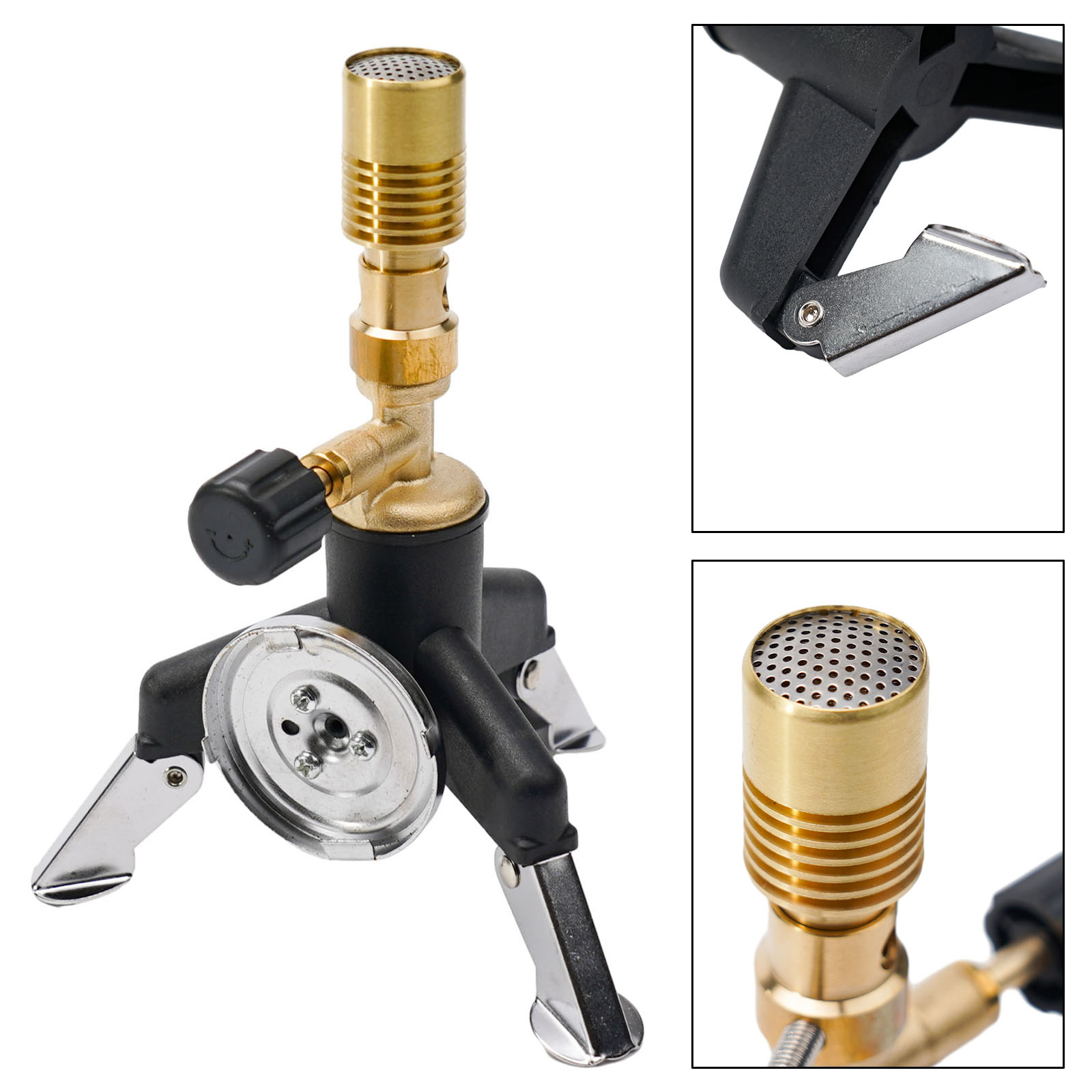 Portable Brass Bunsen Burner L - Camping Cooking Gas Stove Portable Tool review and price