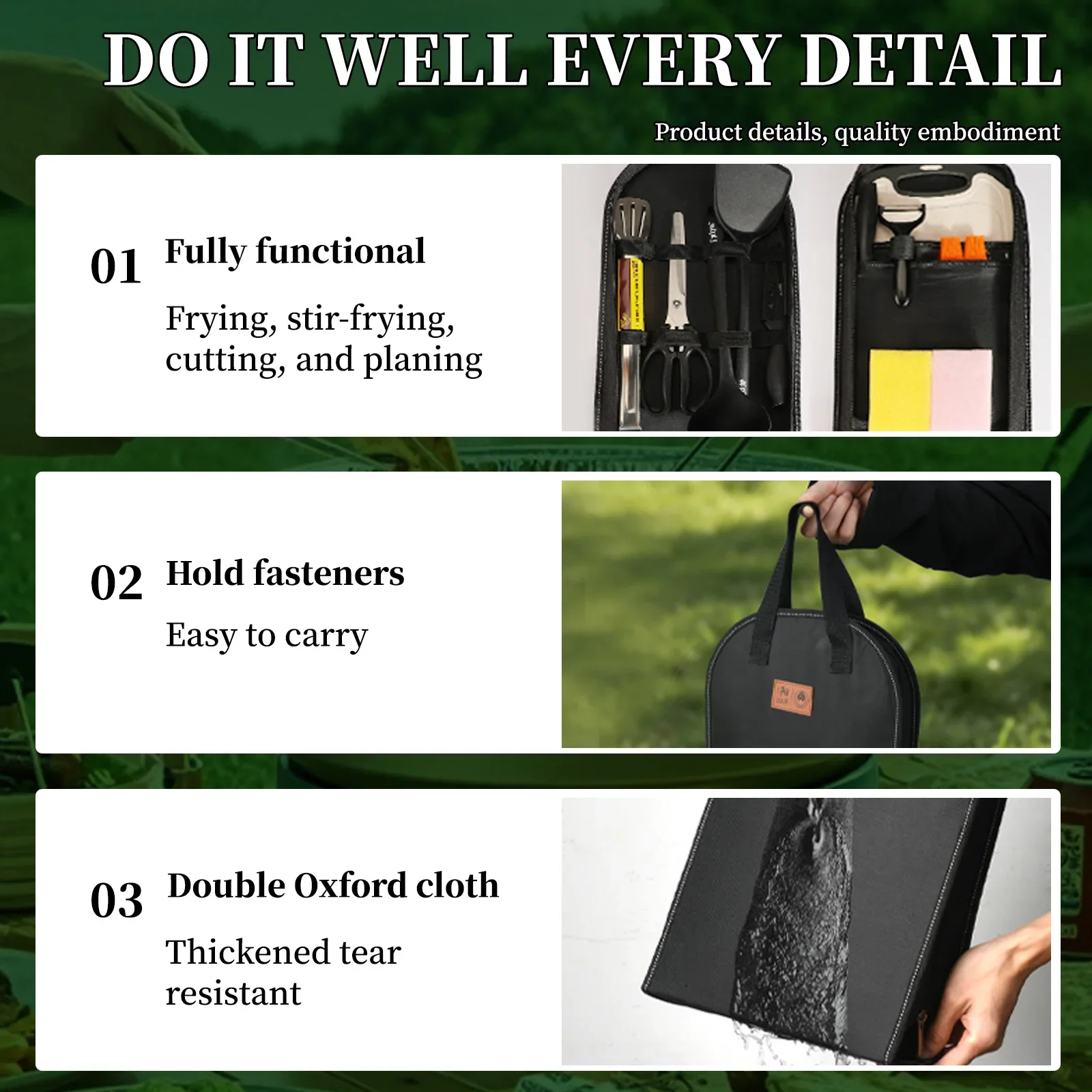 Portable outdoor utensils set  - Camping Cooking And Dining Set review and price