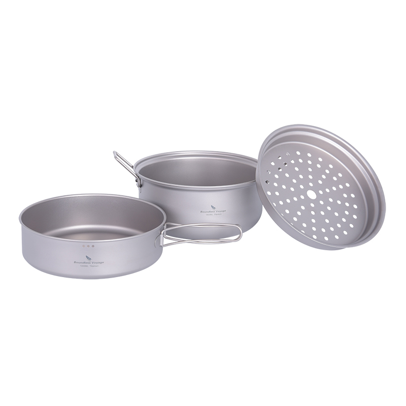 Boundless Voyage Titanium Stea - Camping Cooking Sets review and price