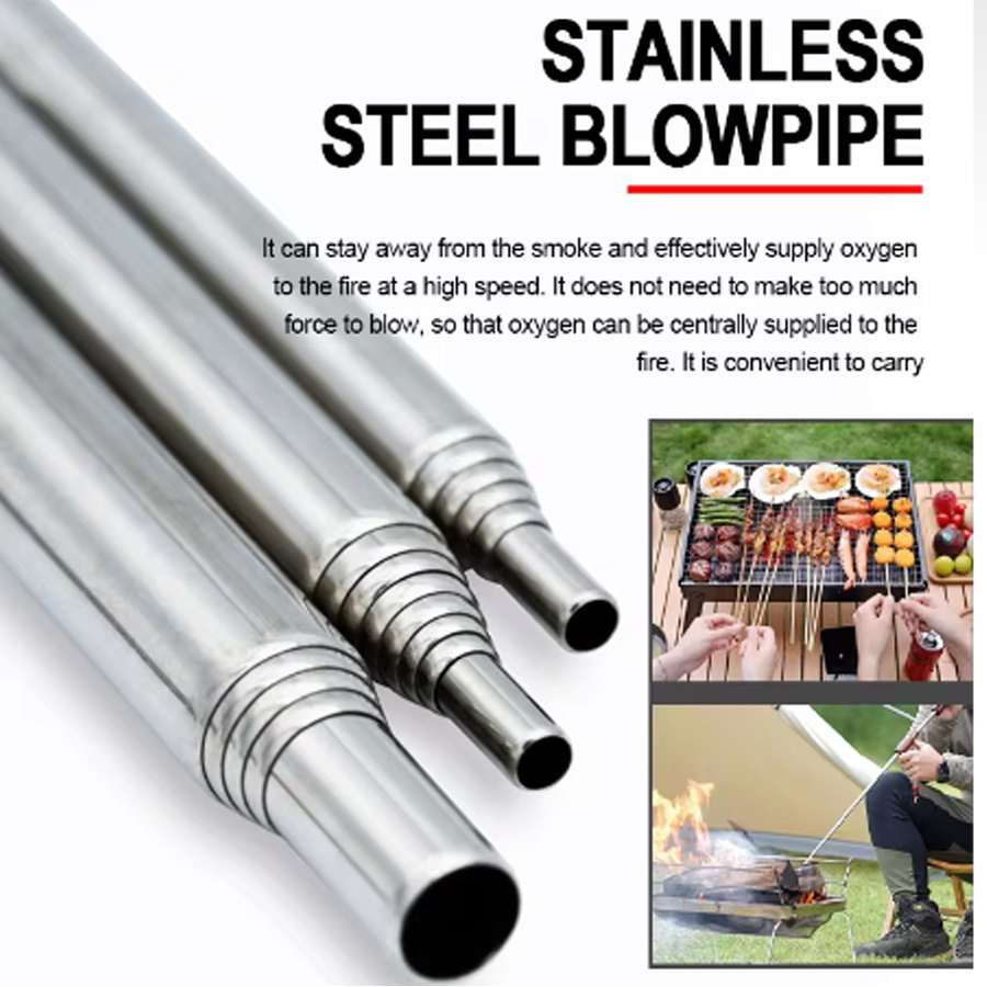 Stainless Steel Blowpipe Pocke - Camping Cooking Utilities review and price