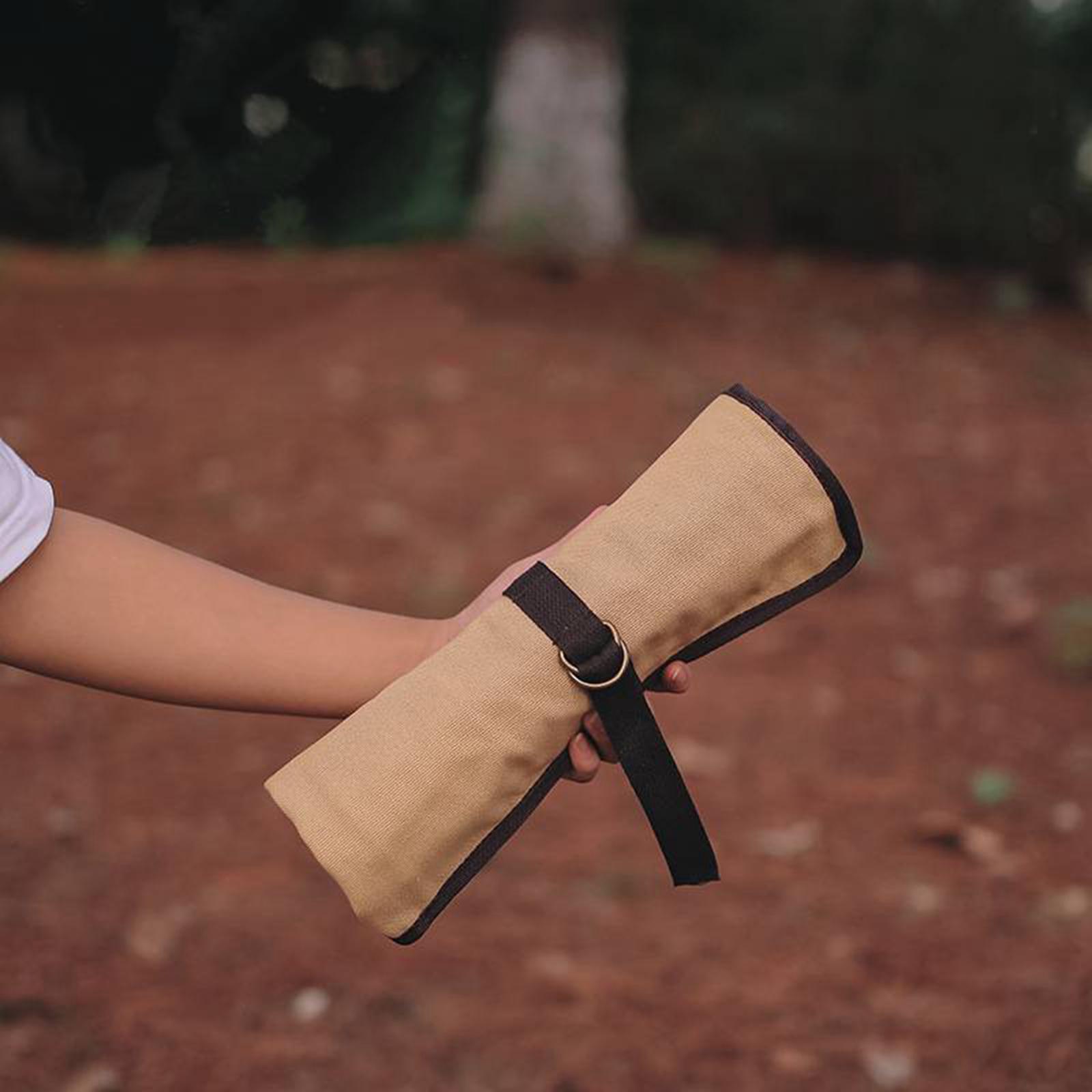 Portable Camping Utensil Roll  - Camping Cooking Utensil Holder review and price