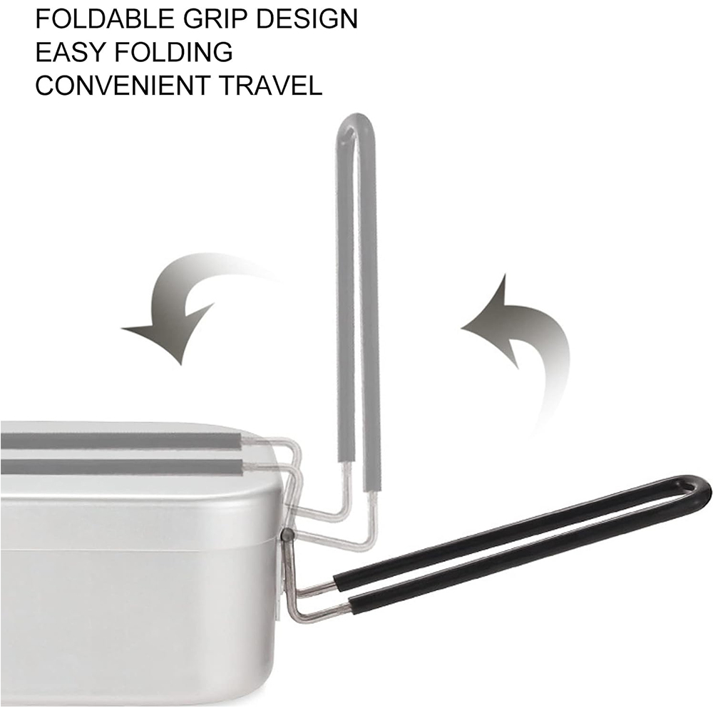 800ML Aluminum Lunch Boxes Out - Camping Cooking Sets review and price