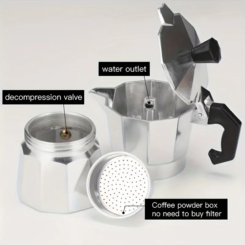 Classic Aluminum Moka Pot 50-3 - Camping Cooking Utilities review and price