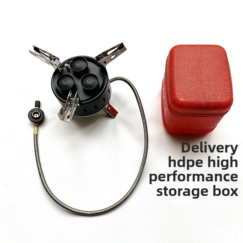 Portable 3 Burner Windproof Bu - Camping Cooking Gas Stove Portable Tool review and price