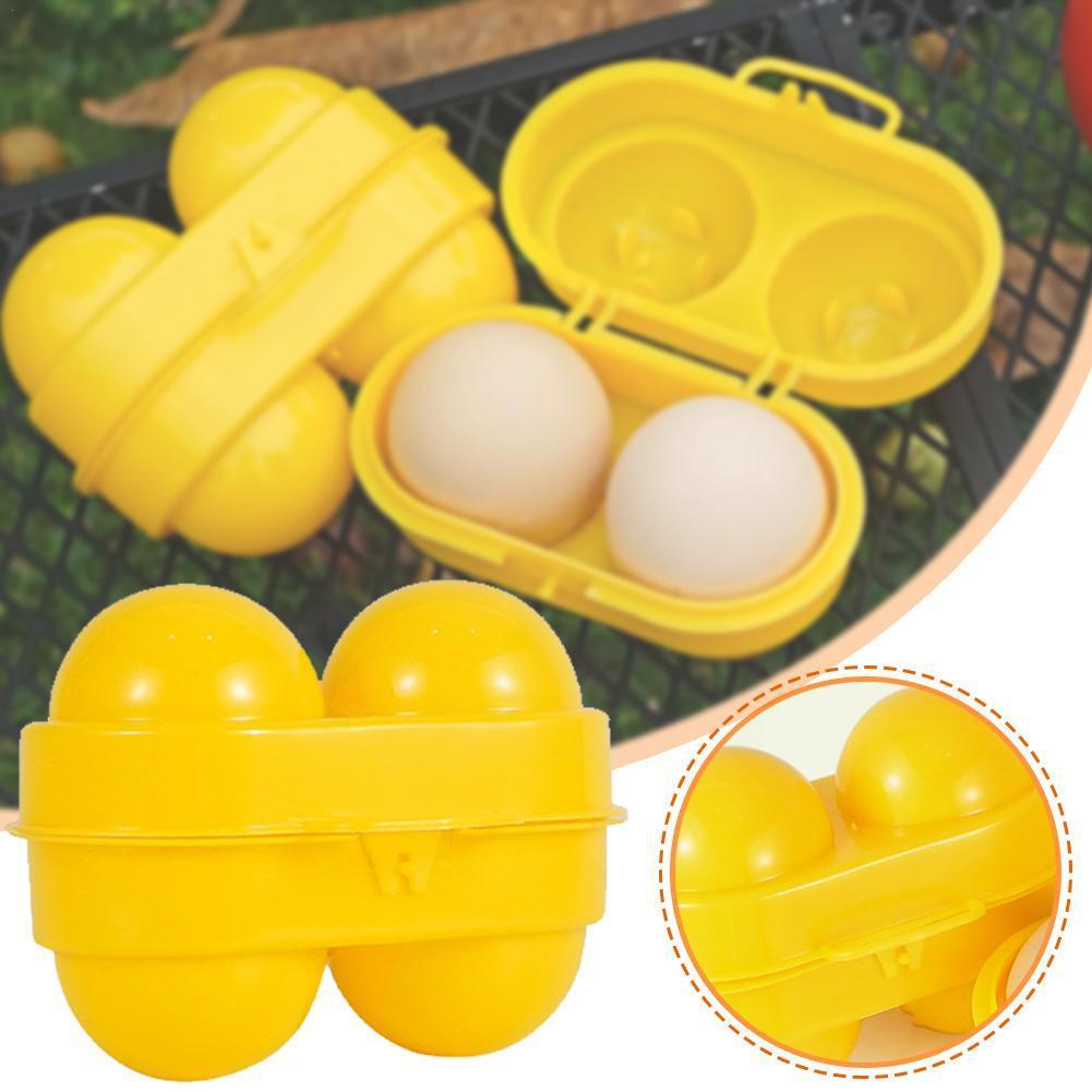 2 Grid Egg Storage Box Contain - Camping Cooking Utensil Holder review and price