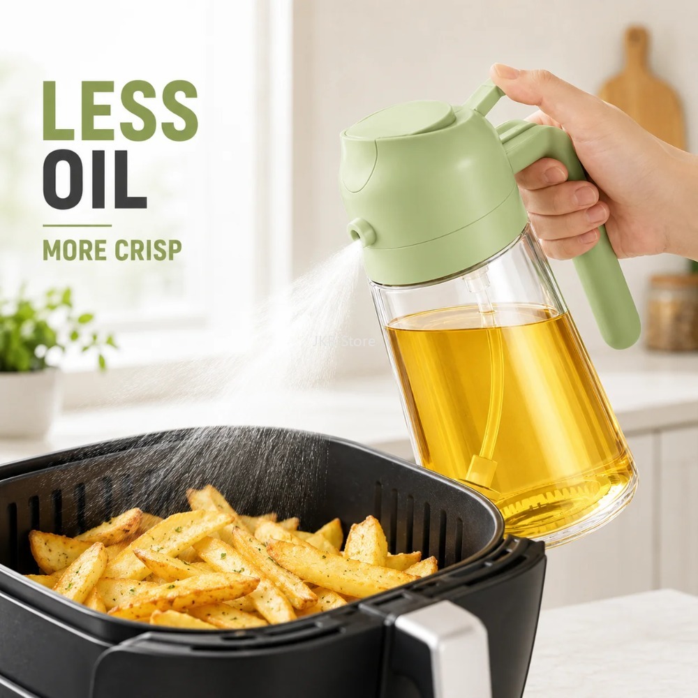 2 in 1 Olive Oil Sprayer Dispe - Camping Cooking Area review and price