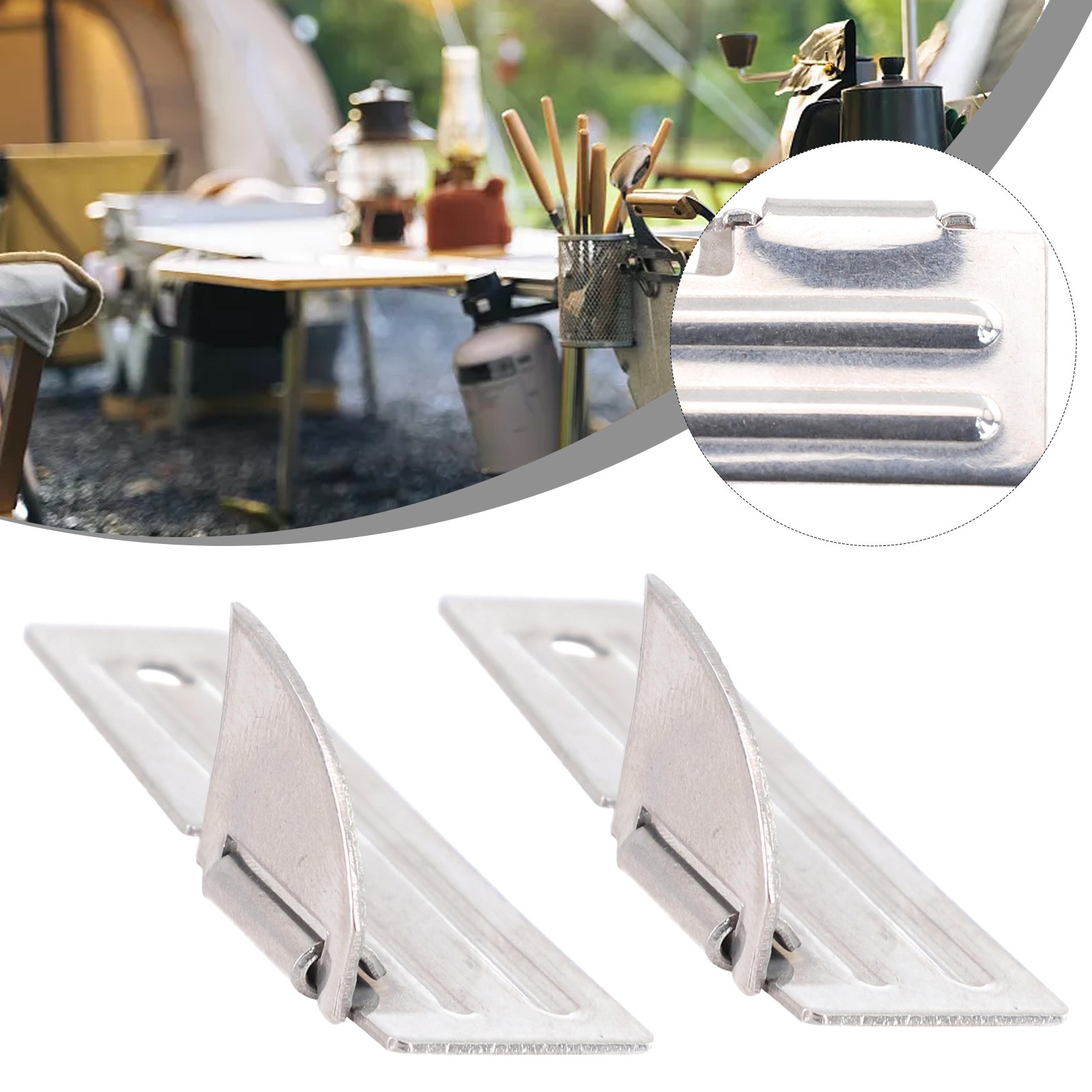2pcs Stainless Steel Mini Fold - Camping Cooking Utilities review and price