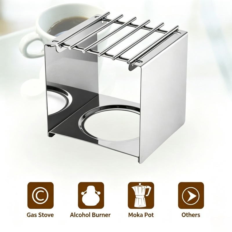 Stainless Steel Square Coffee  - Camping Cooking Utilities review and price