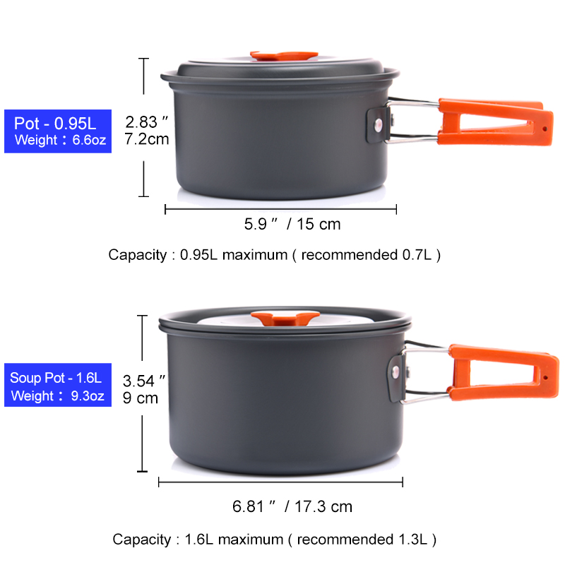 Widesea Camping Outdoor Cookwa - Camping Cooking And Dining Set review and price