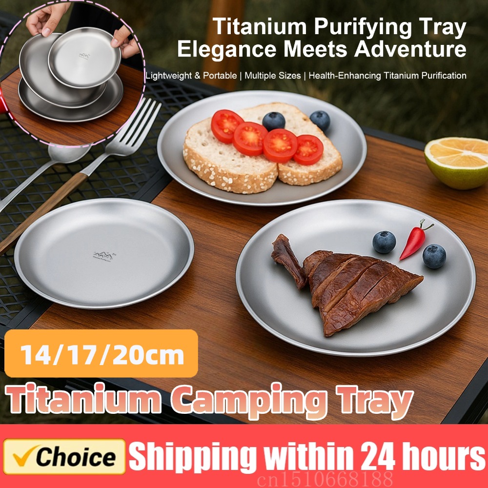 14/17/20cm Titanium Camping Pl - Camping Cooking And Eating review and price