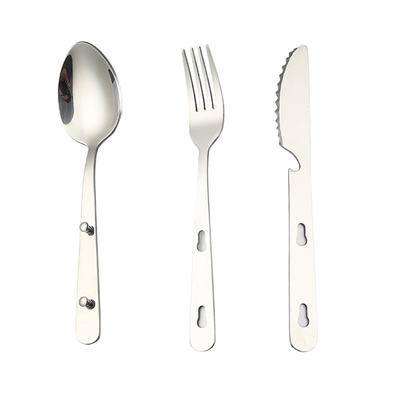 3pcs/set Portable Stainless St - Camping Cooking And Dining Set review and price
