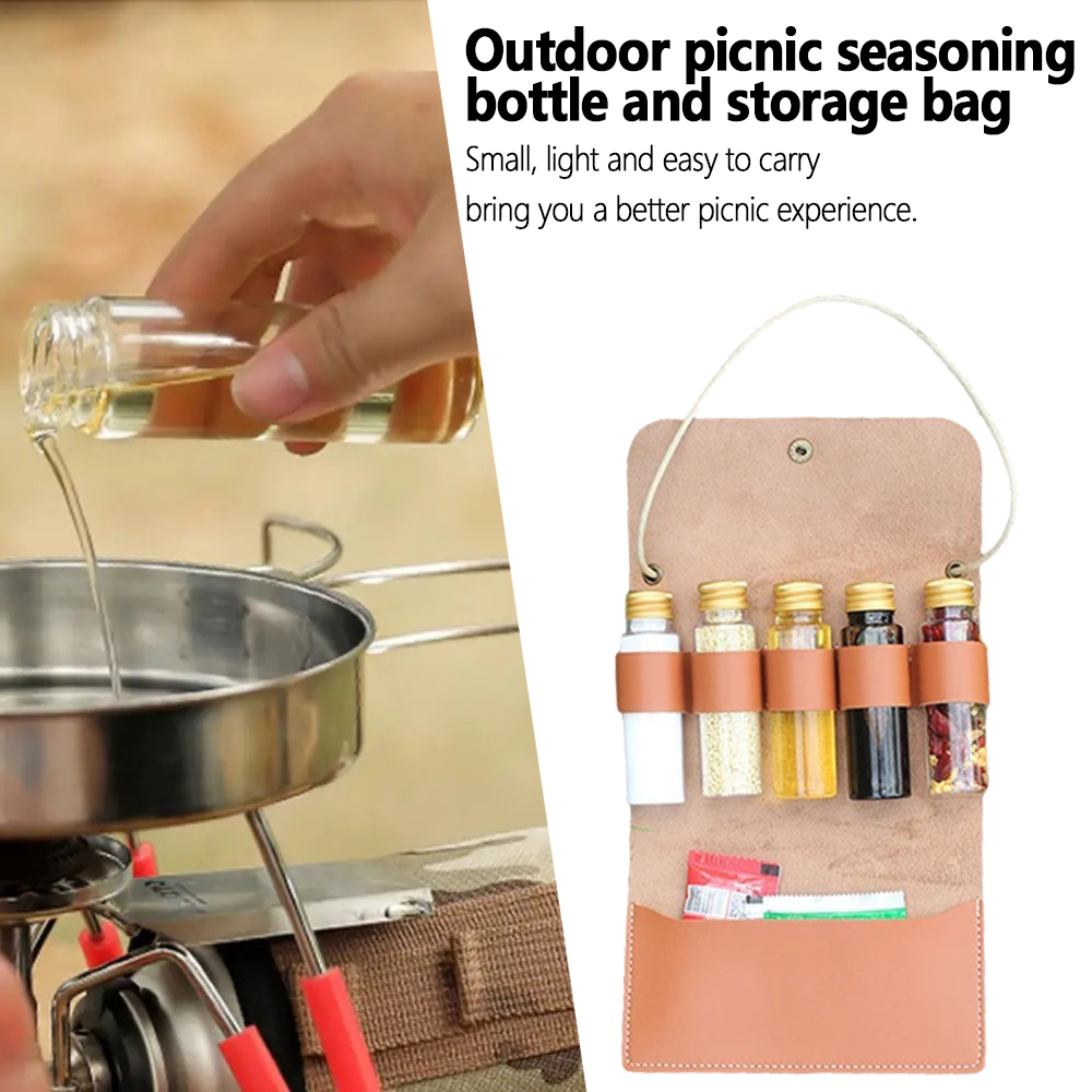Outdoor Camping Spice Bottle S - Camping Cooking Utensil Holder review and price