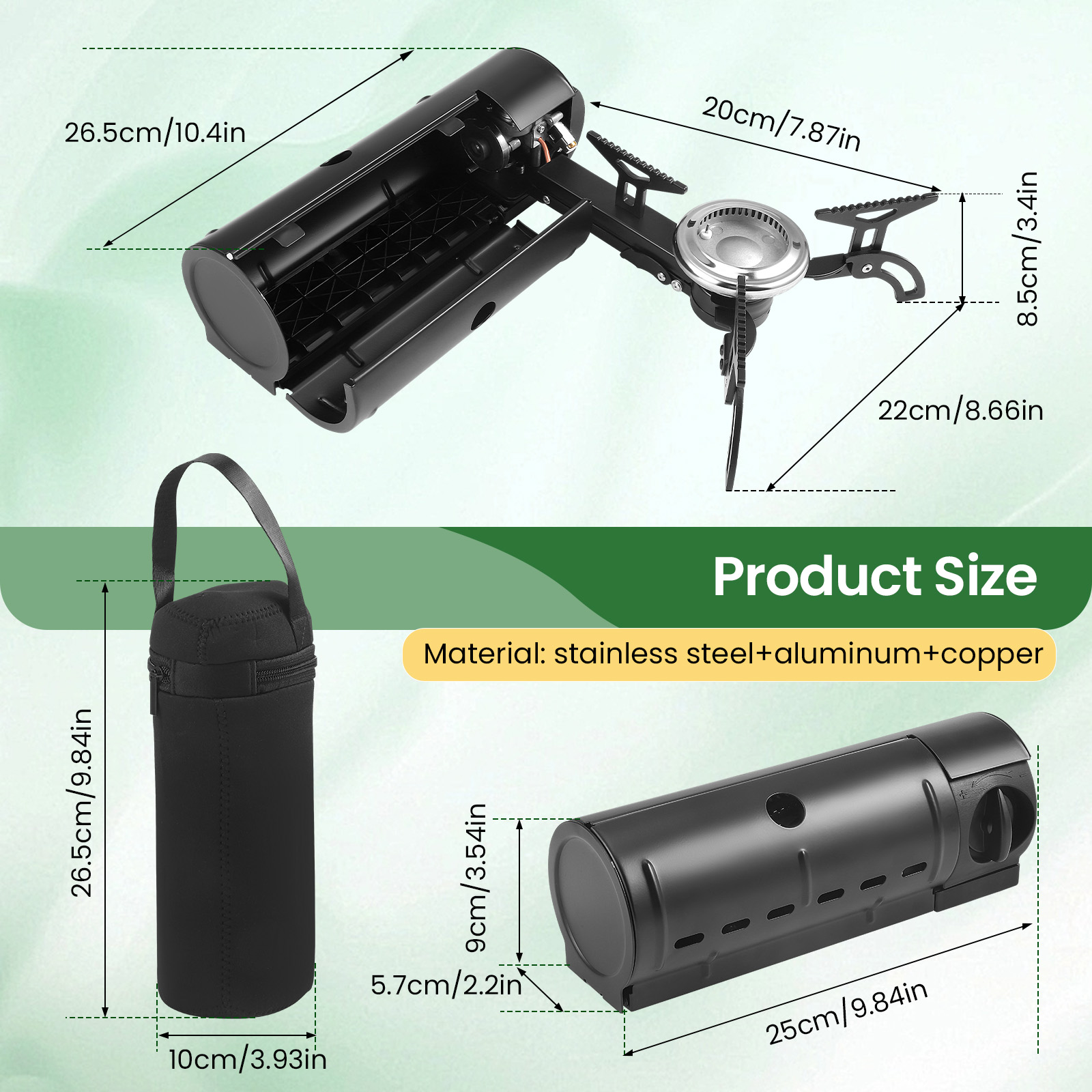 2800W Portable Folding Stove C - Camping Cooking Gas Stove Portable Tool review and price