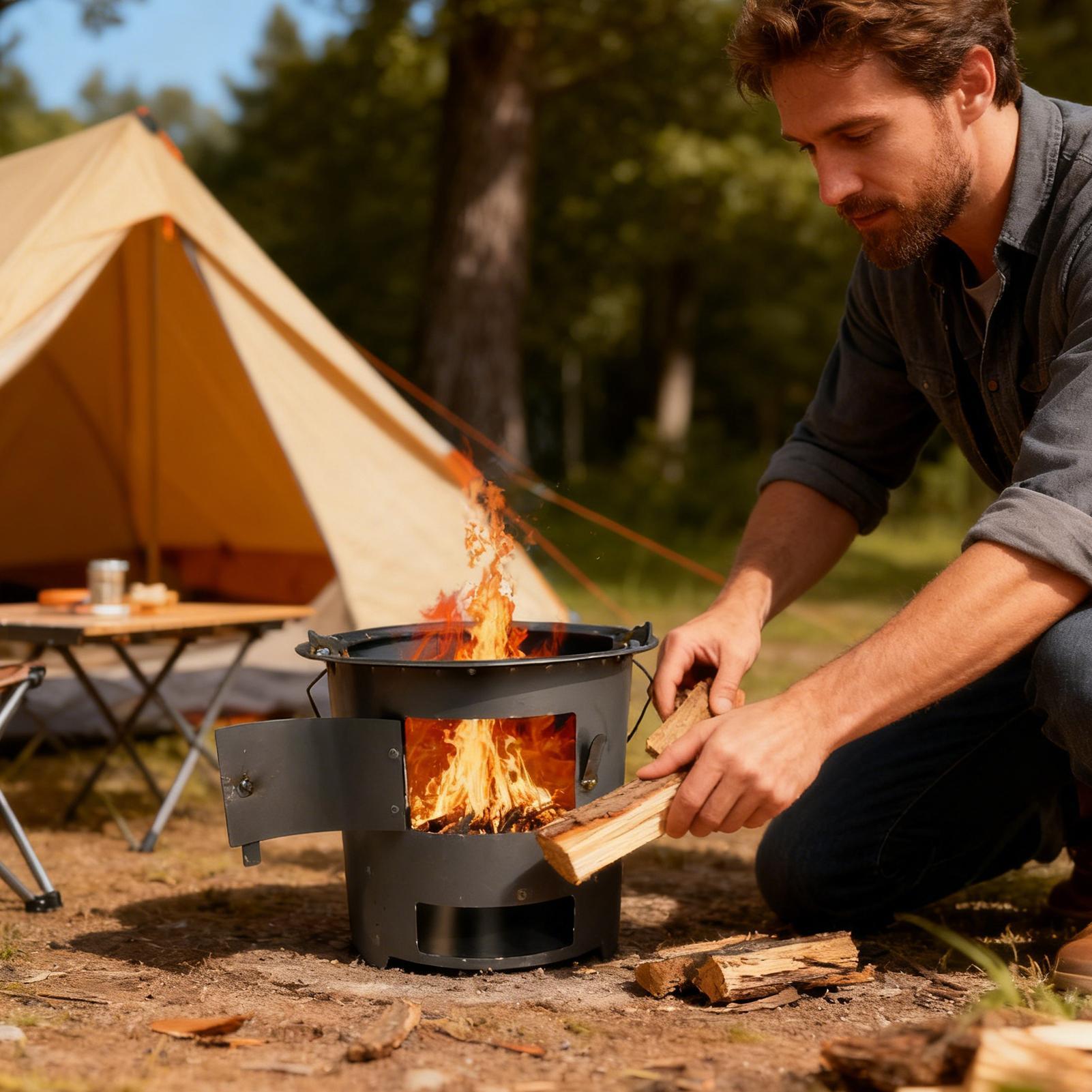 Rocket Stove Camping Portable  - Camping Cooking Gas Stove Portable Tool review and price