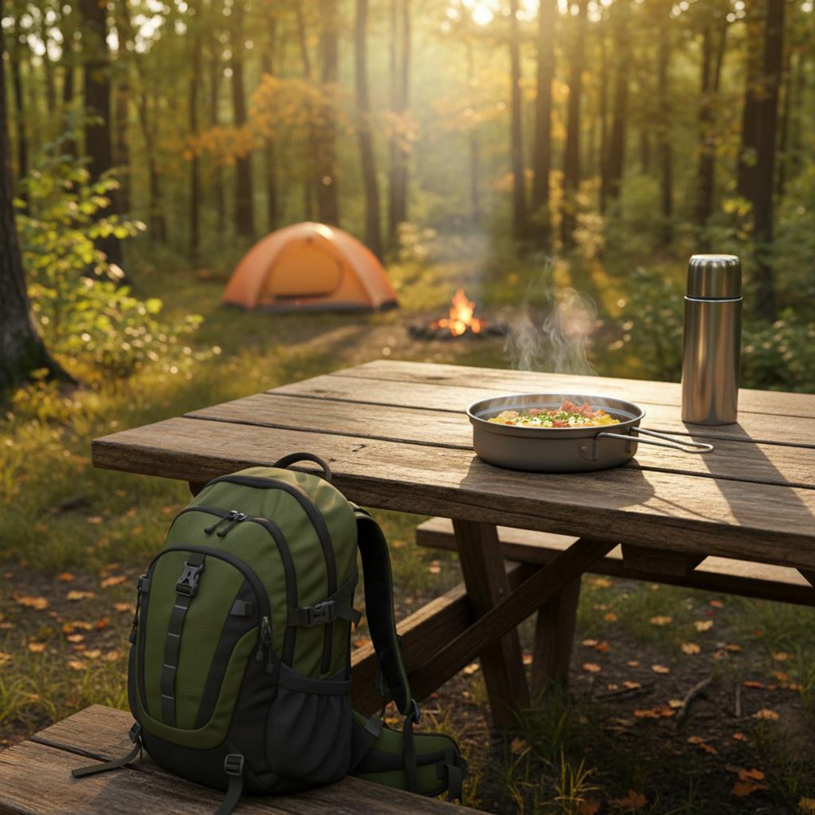 2 Pieces Metal Camping Cook Se - Camping Cooking And Dining Set review and price