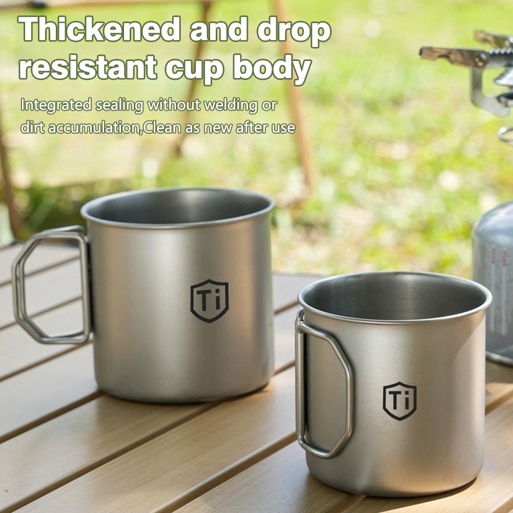Camping Mug Titanium Cup Touri - Camping Cooking And Dining Set review and price