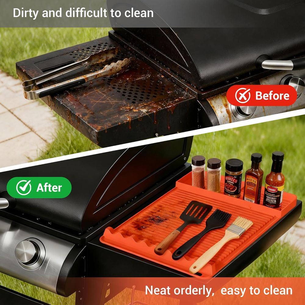 Heat Resistant Silicone Grill  - Camping Cooking Area review and price